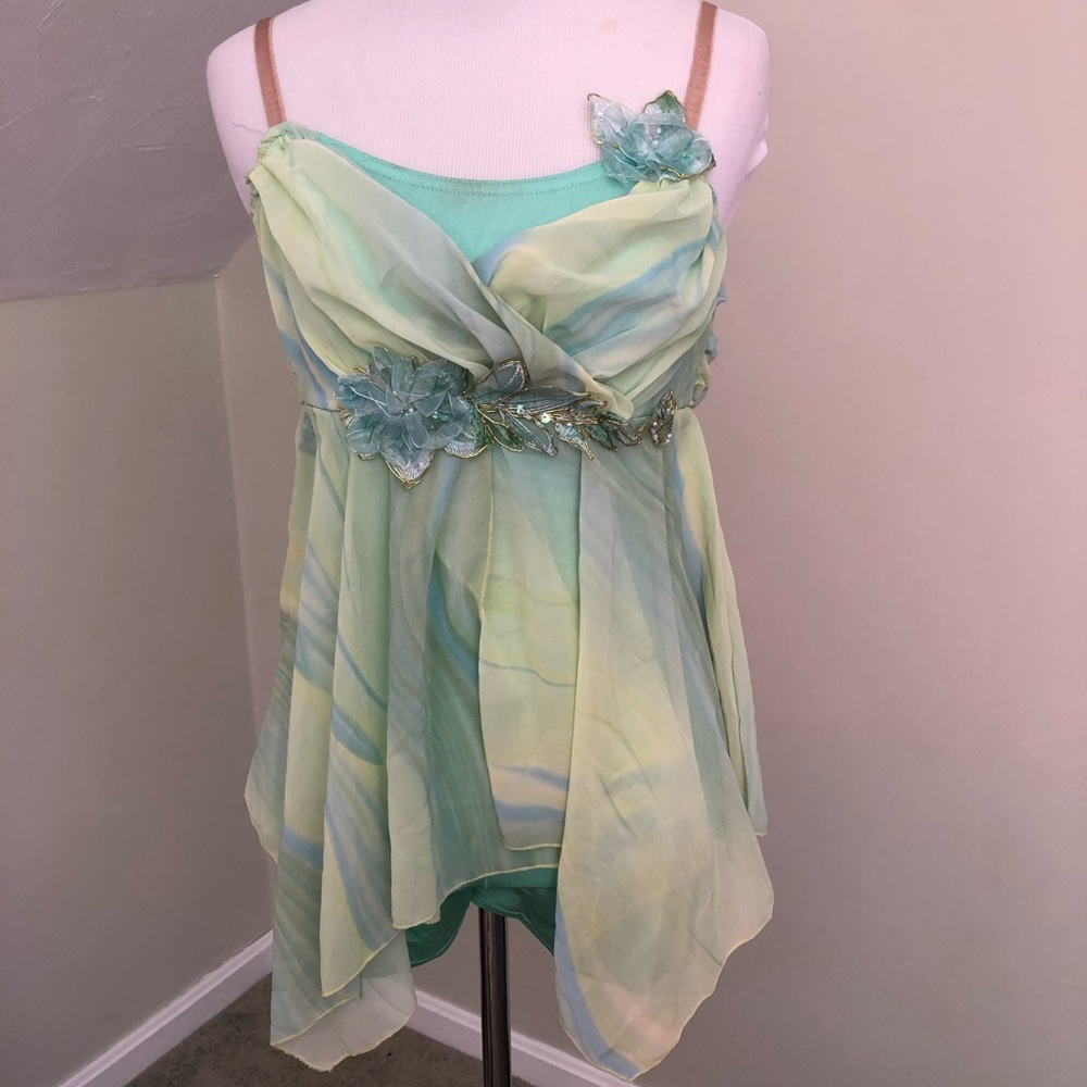 Green dance costume Dress by Costume Gallery